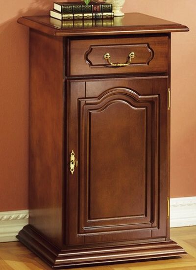 Roll-Kommode mit Echtholzfurnier 