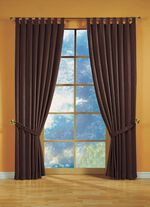 Fensterdekoration aus schwerer Thermo-Chenille-Qualit&auml;t 