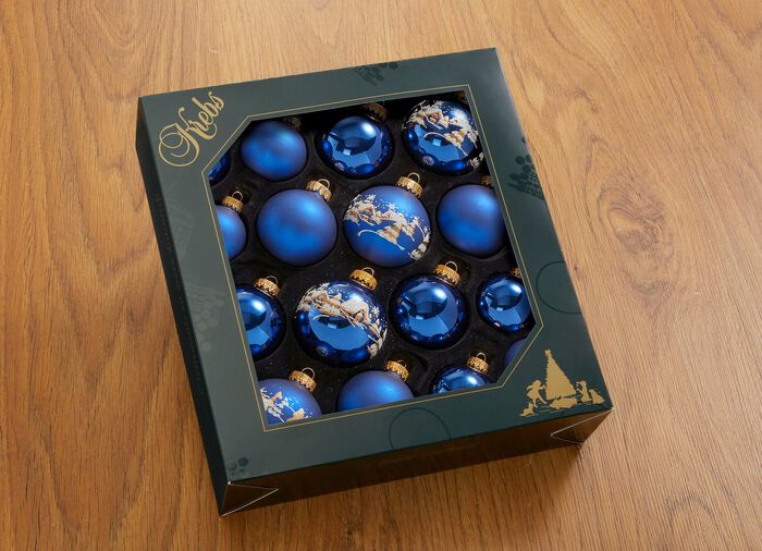 Hochwertiger Weihnachtsbaumschmuck BLAU