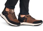 Rieker Sneaker mit Schn&uuml;rung BRAUN-SCHWARZ