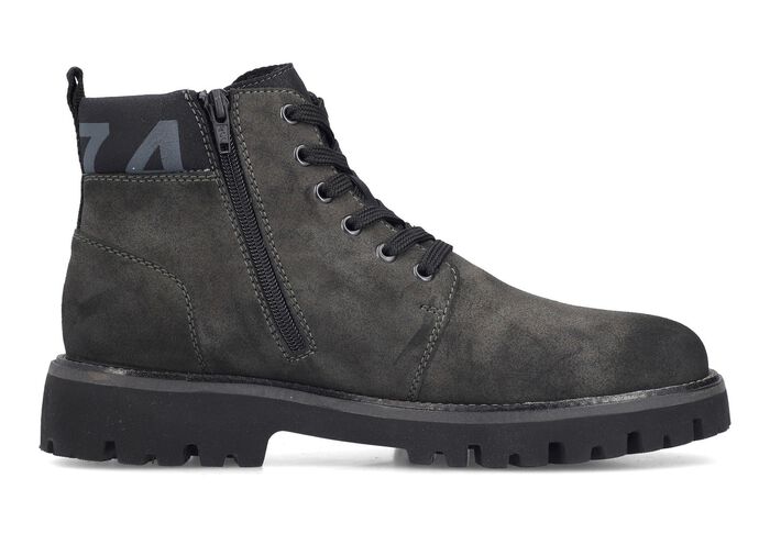 Rieker, gef&uuml;tterte Herren-Boots, Winterschuhe, Weite H, mit Rei&szlig;verschluss 