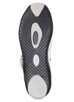 Gemini, klassische Damen-Slipper, Weite G, mit herausnehmbarem Fußbett WEISS