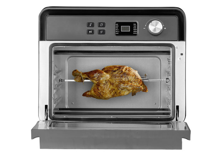 Heißluftofen zum Backen und Frittieren 