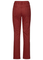 Hose mit funkelnden Glitzersteinchen ZIEGELROT