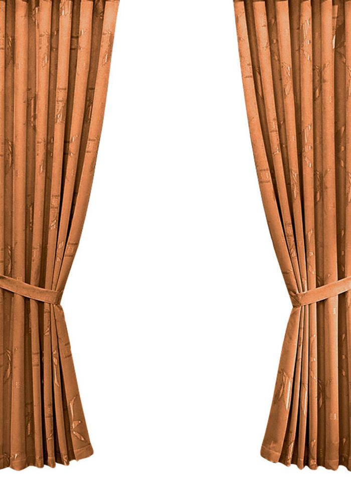 &Uuml;bergardinen-Garnitur mit Universalschienenband BRAUN