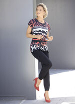 Shirt mit Kontrast-Schriftzug 