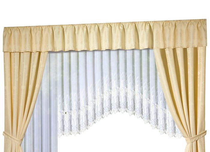 Querbehang mit edlem Glanz. NATUR