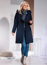 Kurzmantel mit fester Kapuze 