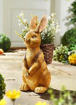 Hase mit Pflanzkiepe 