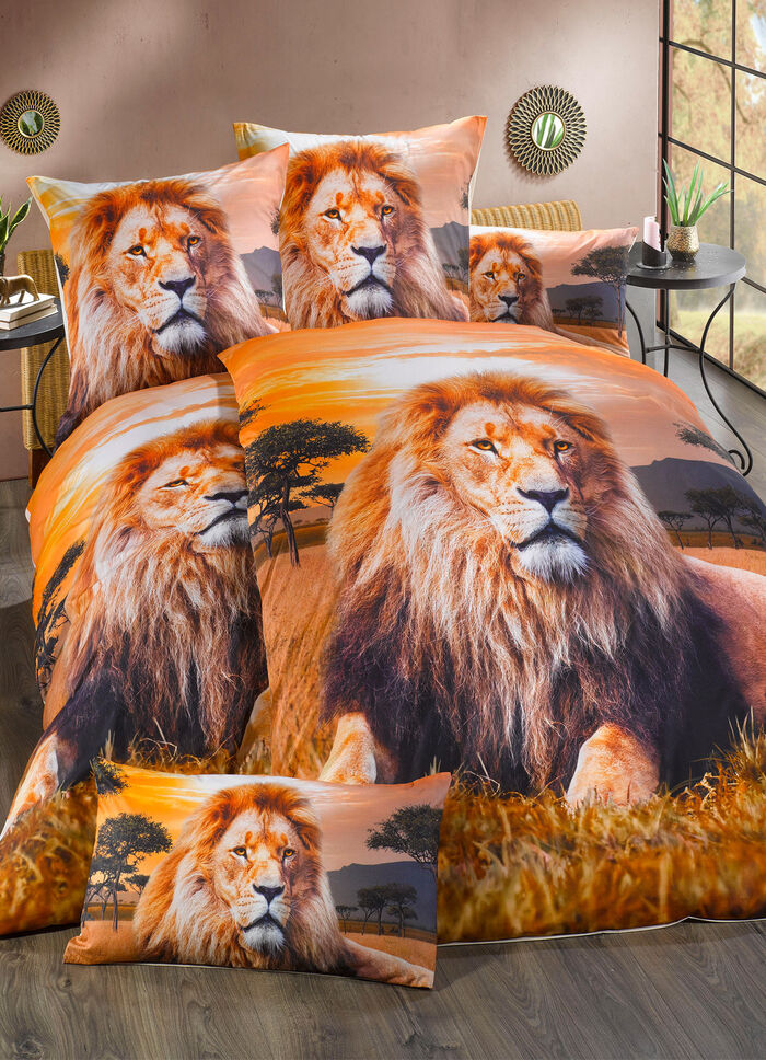 Bettwäsche-Garnitur mit Reißverschluss 