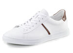 GINO GALANTE Sneaker aus Rind-Nappaleder WEISS-BRAUN
