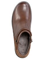 ELENA EDEN, atmungsaktive Damen-Boots, Weite H, mit herausnehmbarem Fußbett COGNAC