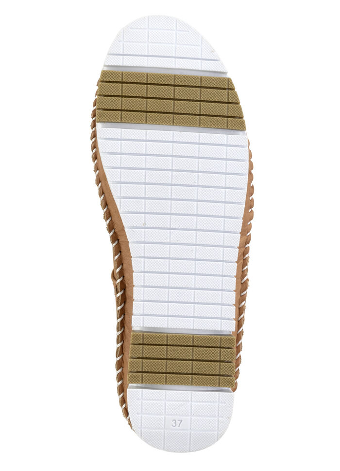 Gemini Mokassin-Slipper mit dezenter Knitter-Struktur CAMEL