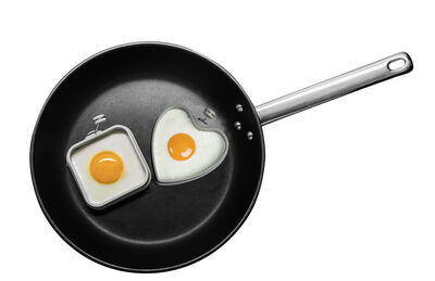 Hitzebeständiges Eiformer-Set aus Silikon, 2-teilig 