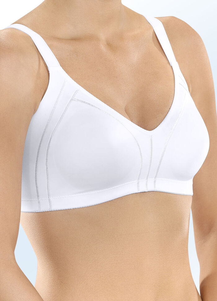 Naturana Minimizer-BH mit vorgeformten Cups WEISS