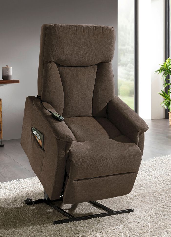 TV-Sessel mit Motor und Aufstehhilfe HASELNUSS