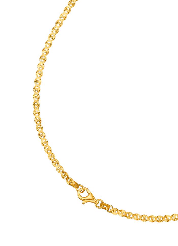 Diamantierte Bl&auml;ttchenkette, verschiedene Ausf&uuml;hrungen 