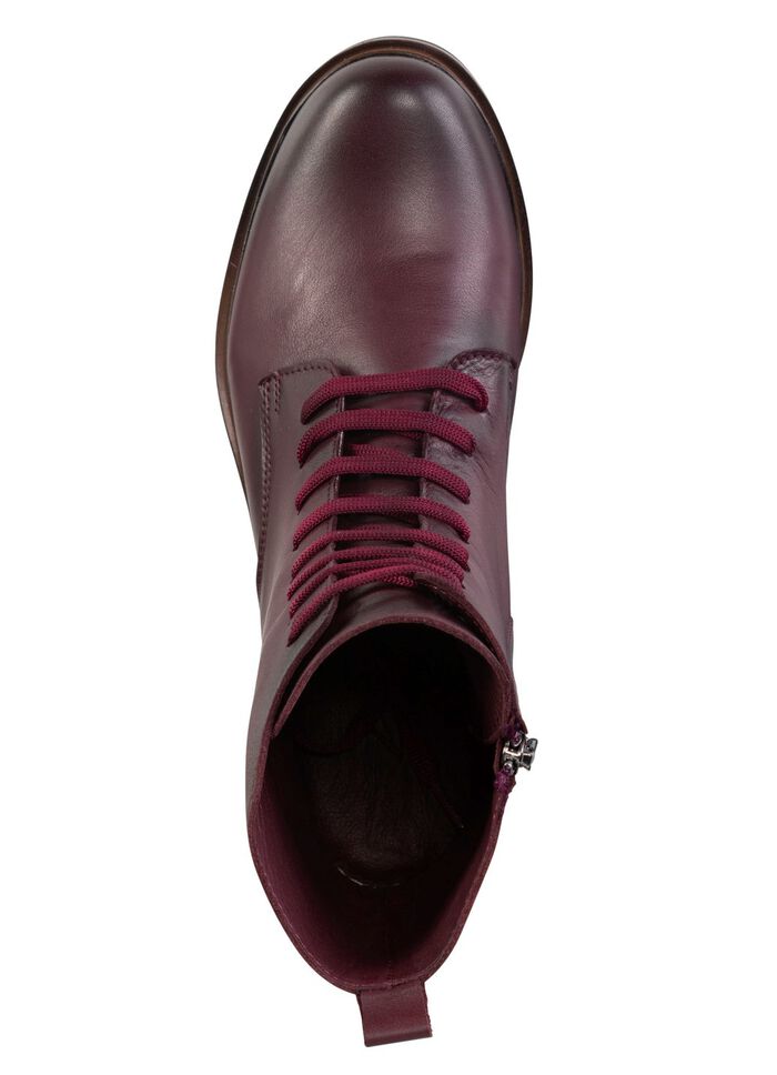 Andrea Conti Schn&uuml;r-Stiefelette aus Rind-Nappaleder 