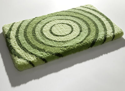 Badgarnitur von Kleine Wolke mit rutschhemmender Rückseite GRÜN