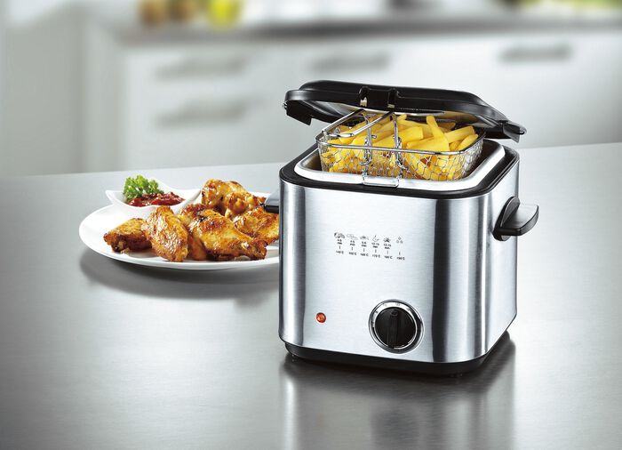 Mini-Fritteuse - ideal für 1-2 Personen 