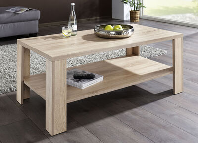Couchtisch mit großer Ablagefläche 