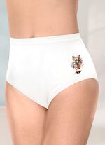 F&uuml;nferpack Slips mit Blumenmotiv 