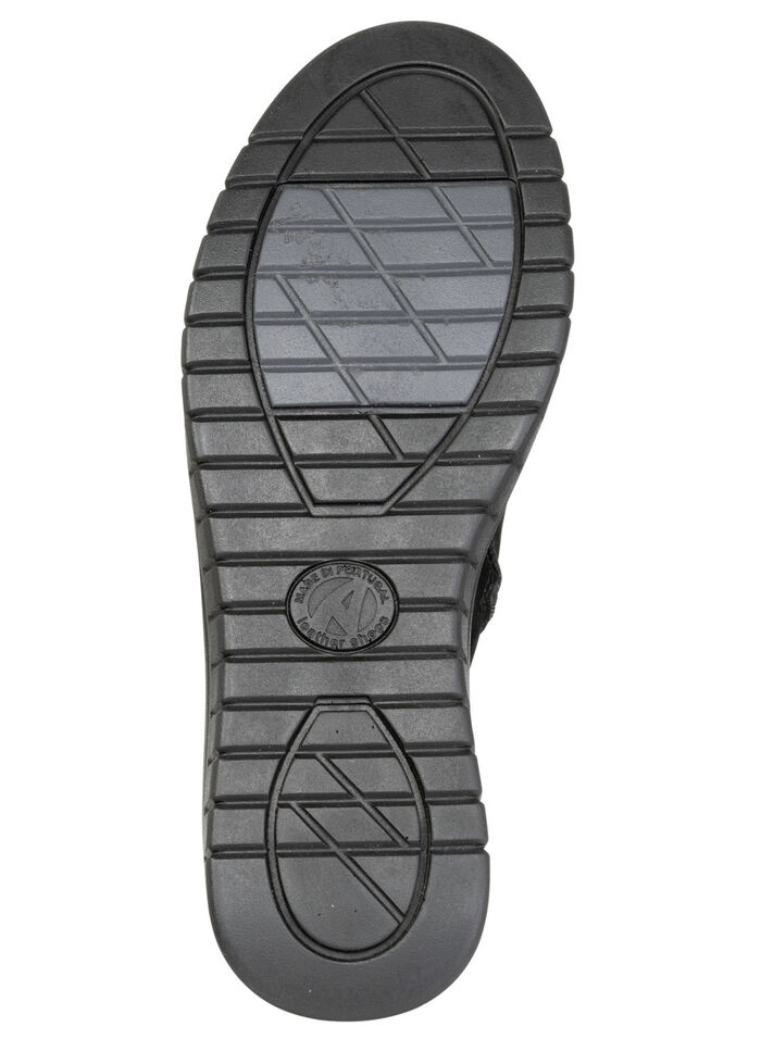 ELENA EDEN, gefütterte Damen-Stiefeletten, Winterschuhe, Weite H, mit herausnehmbarem Fußbett SCHWARZ