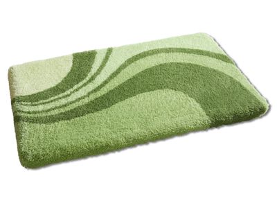 Badgarnitur von Kleine Wolke mit rutschhemmender R&uuml;ckseite GR&Uuml;N