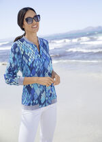 Blusenjacke mit Glanzgarn 