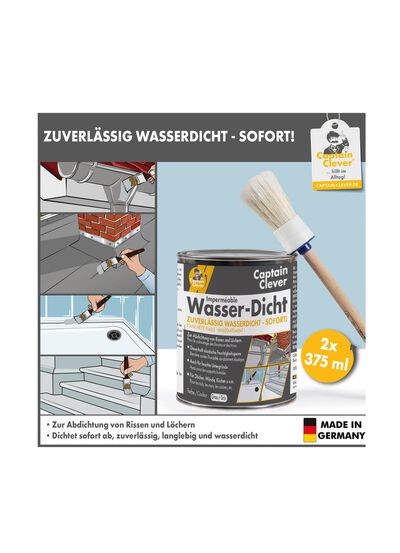 Captain Clever Wasserdicht dauerelastische Dichtungsmasse 