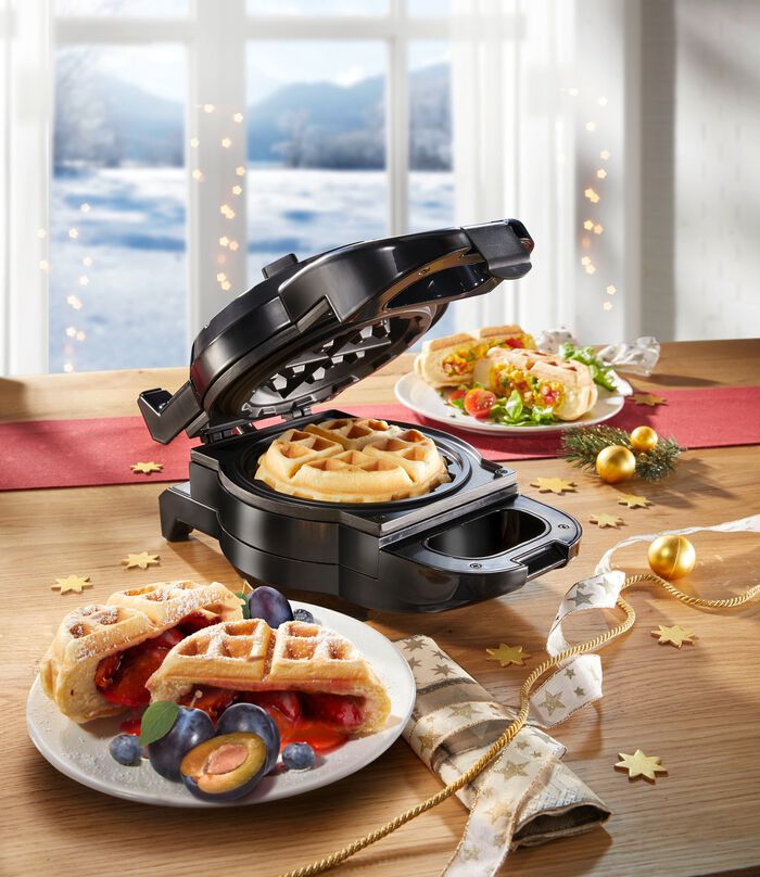 PowerXL Waffle Star f&uuml;r gef&uuml;llte Waffeln jeder Art 