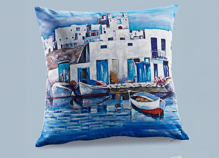 Kissenhüllen mit den bildhübschen maritimen Dessins BLAU