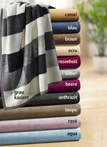 Kuschelig-weiche Schlafdecke Cotton Home BRAUN