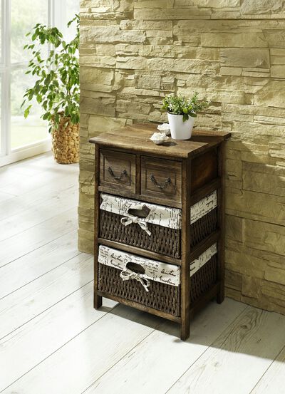 Regal mit Vintage-Oberfläche 