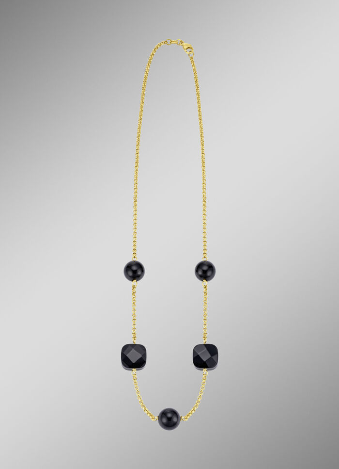 Halskette mit echtem Achat 