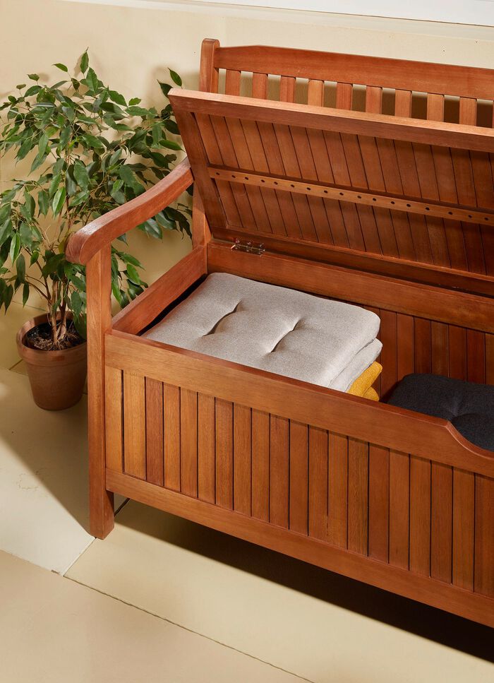 Gartenbank aus Eukalyptusholz 