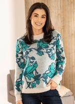 Pullover in Jacquard-Dessin 
