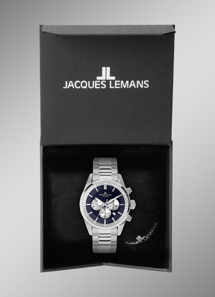 Sportliche Herrenuhr aus massiv Edelstah 