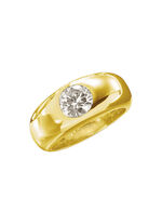 Massiver Damenring in schwerer Ausführung 