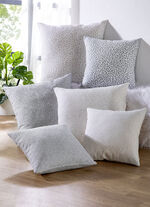 Toller Kissenbezug mit Rei&szlig;verschluss SILBER