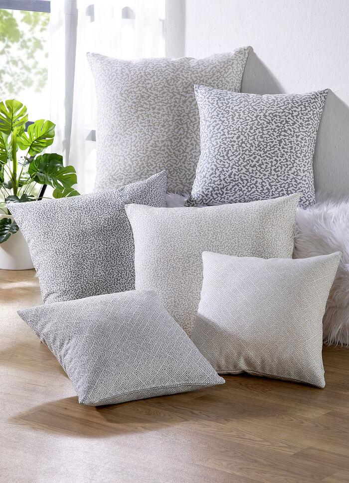 Toller Kissenbezug mit Rei&szlig;verschluss SILBER