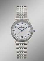 Dugena-Quartz-Damenuhr mit Edelstahlbandgeh&auml;use 