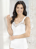 Zweierpack Hemden mit Tüllstickereispitze  