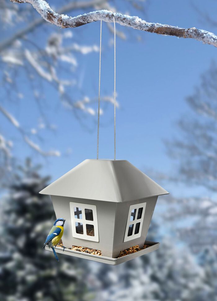 Futterhaus mit LED-Beleuchtung 