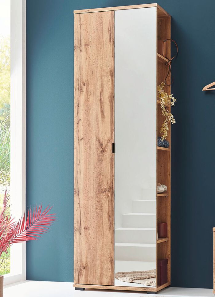 Moderne Garderobenm&ouml;bel in Wotan Eiche 