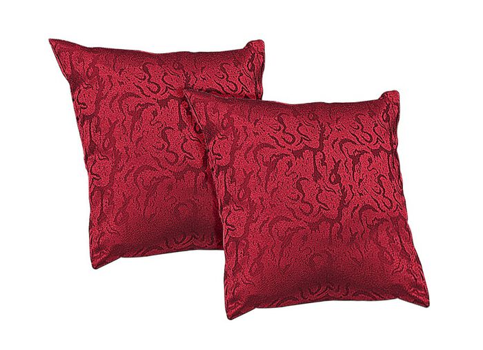 Leicht gl&auml;nzende Wohnaccessoires ROT