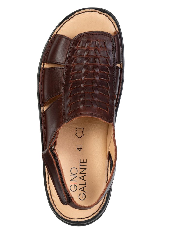 GINO GALANTE, leichte Herren-Sandalen, aus Leder 