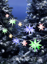 Lichterkette Sterne, 10-tlg., mit Farbwechsel, DE-Version 