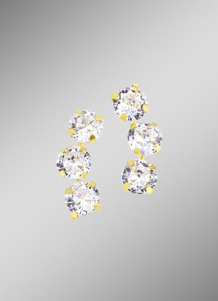 Ohrstecker mit Zirkonia 