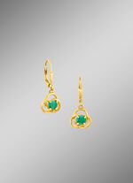 Ohrringe mit echt Smaragd 